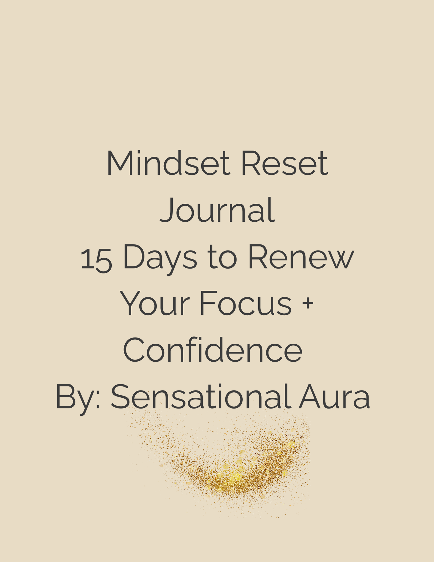 Mindset Reset Journal